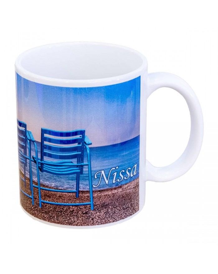 Mug 3 Chaises Bleue Nissa