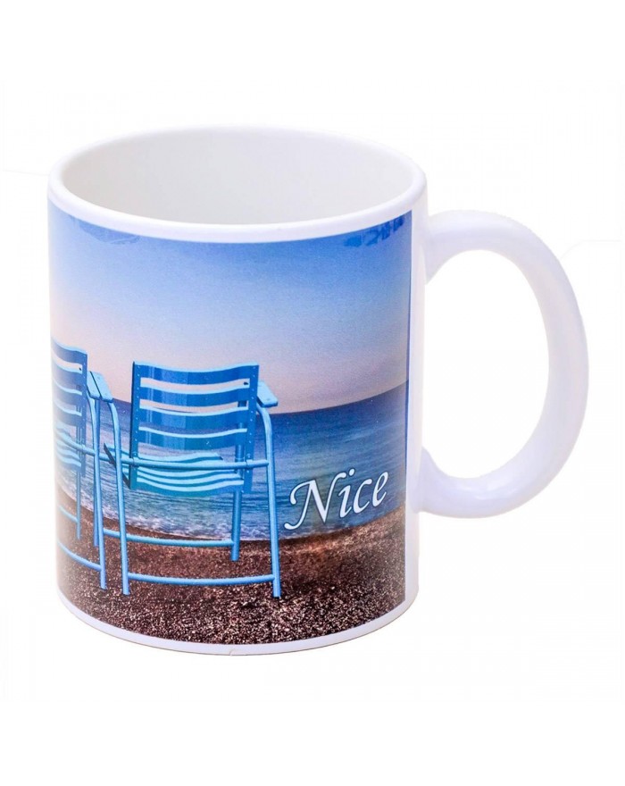 Mug 3 Chaises Bleues Nice