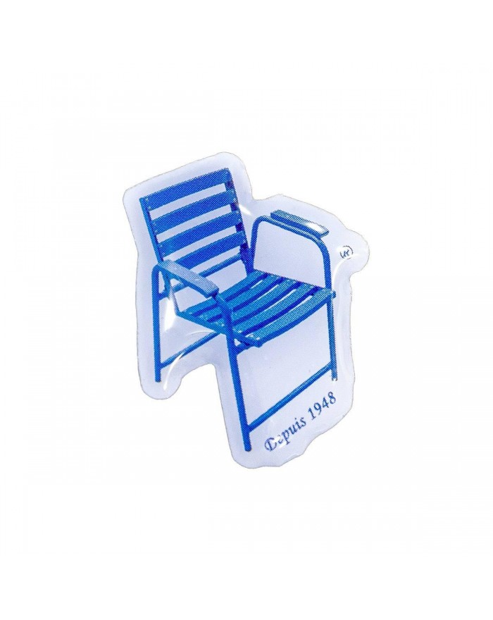 Pin's Chaise Bleue