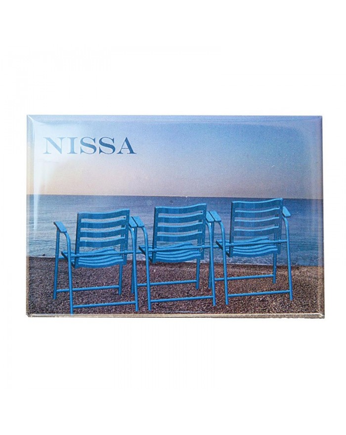 Magnet 3 Chaises Bleues Nissa