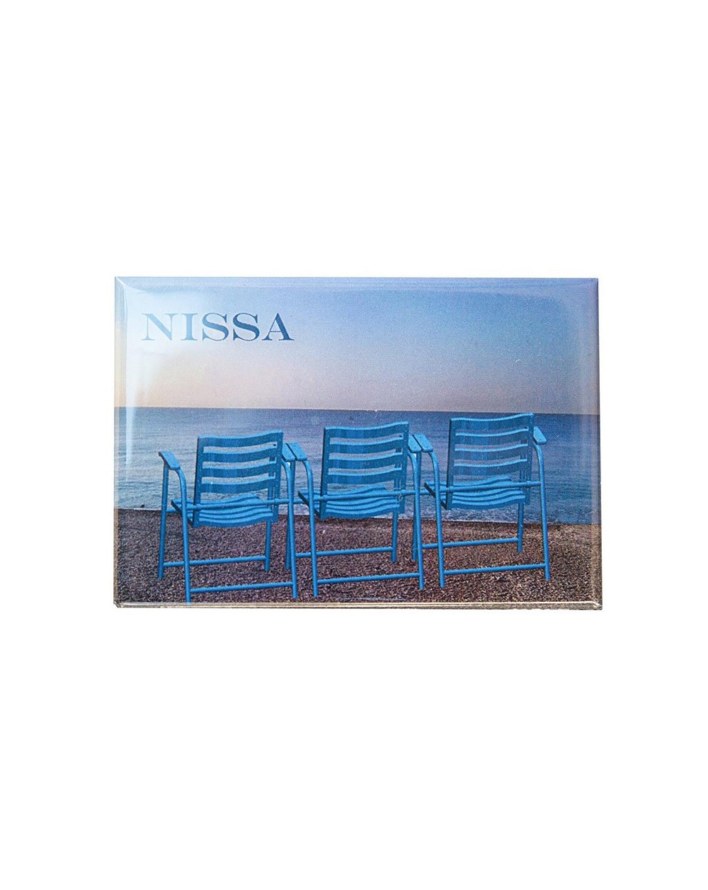 Magnet 3 Chaises Bleues Nissa Magnet 3 Chaises Bleues Nissa