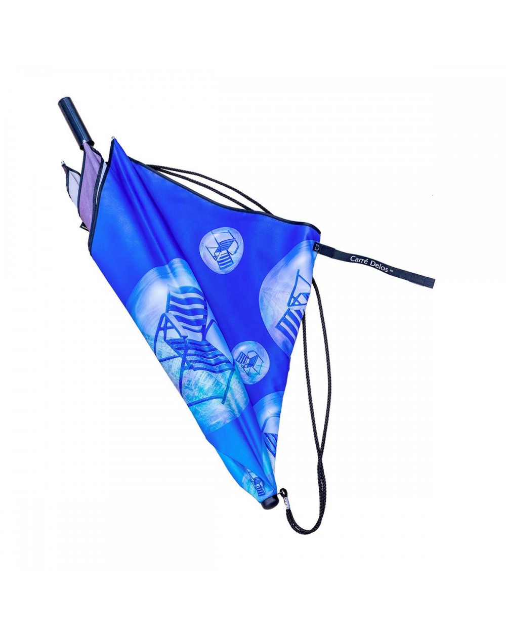 Parapluie Bulles Chaises Bleues - L'Arrivée des chaises Bleue par Alchy