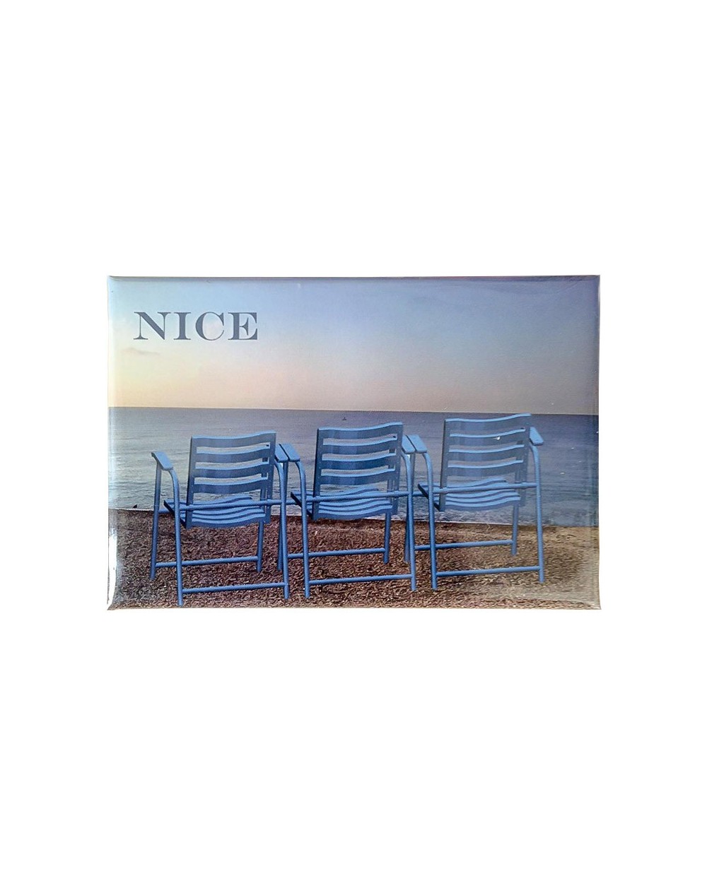 Magnet 3 Chaises Bleues Nice Magnet 3 Chaises Bleues Nice