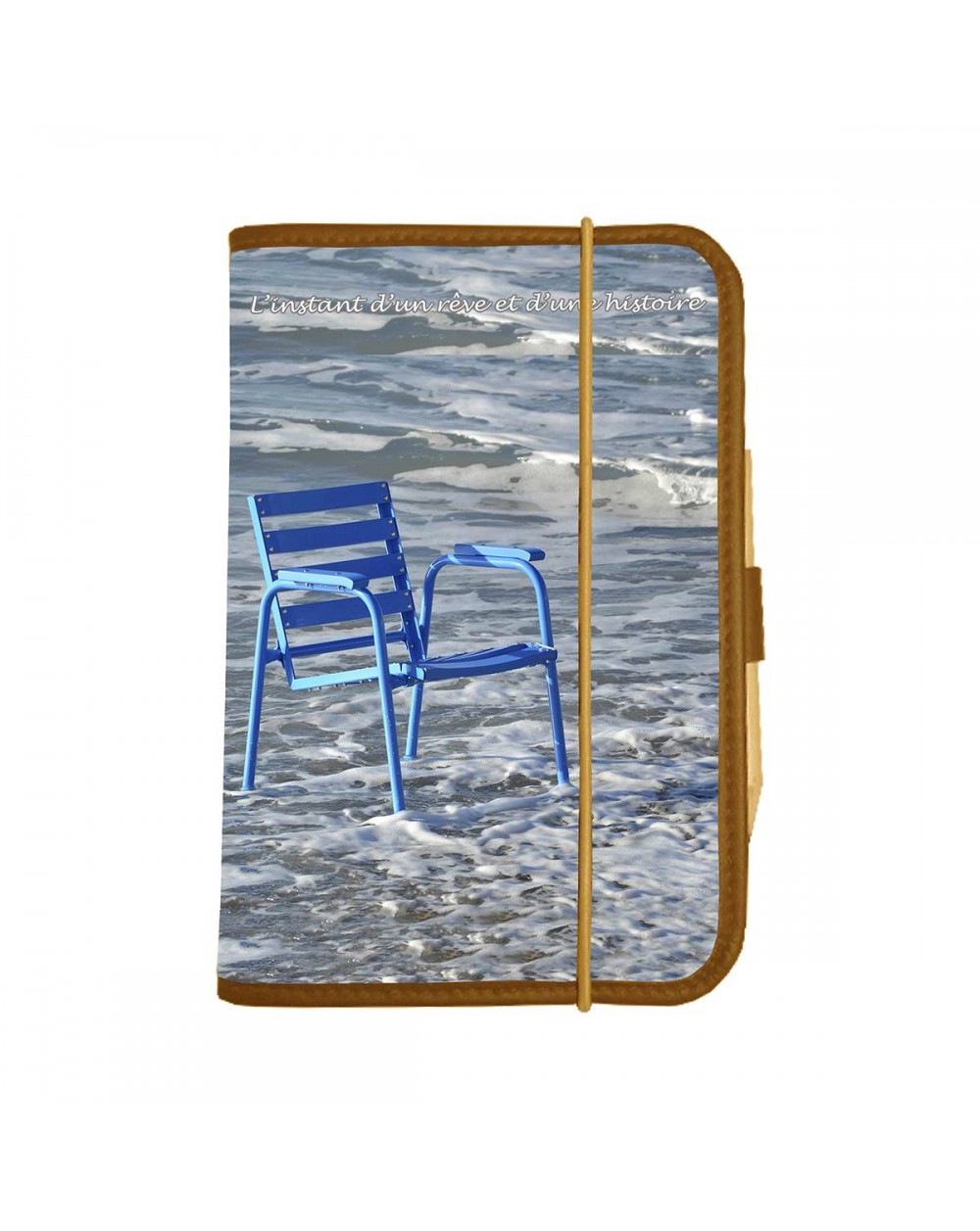 Agenda/carnet de note Chaise Bleue sur mer