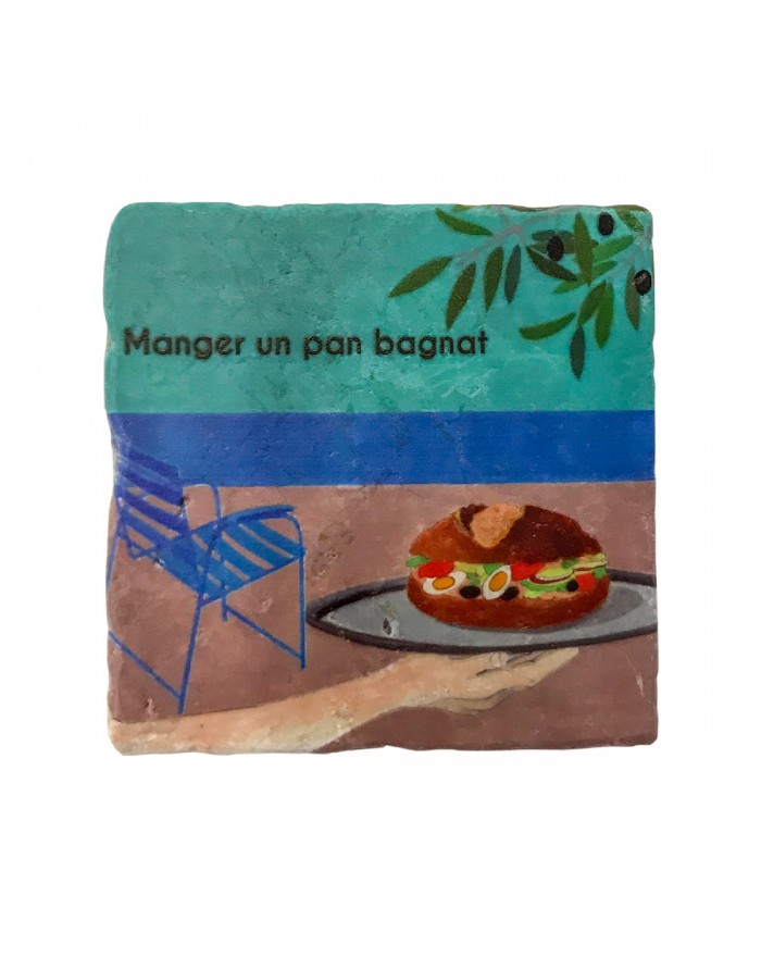 Marble coaster Pan Bagnat