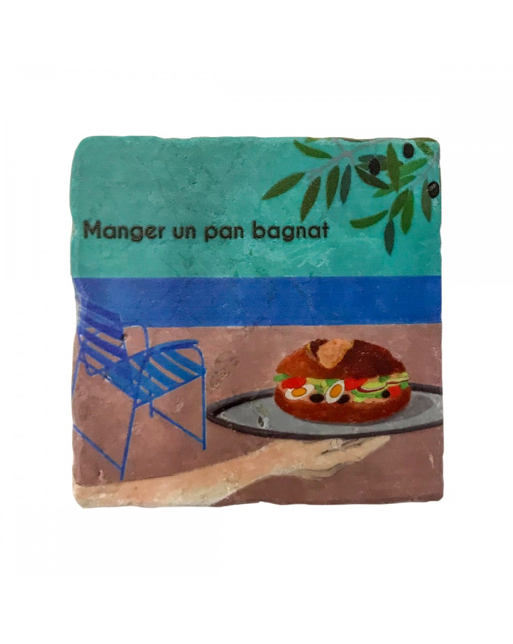 Marble coaster Pan Bagnat