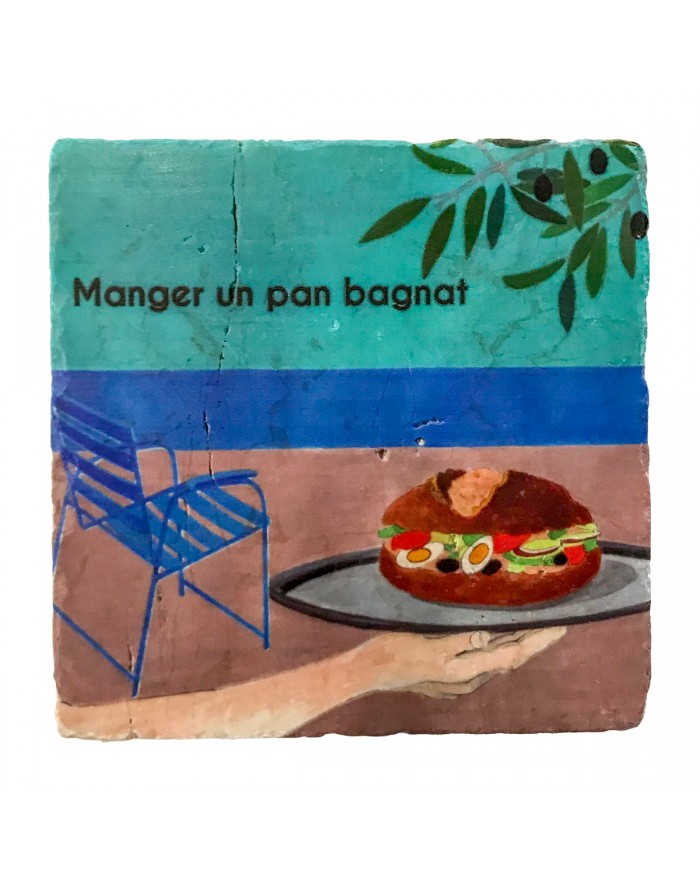 Dessous de plat en marbre - Pan Bagnat