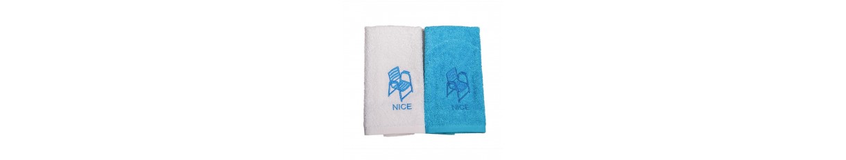 Linge de bain Chaise Bleue